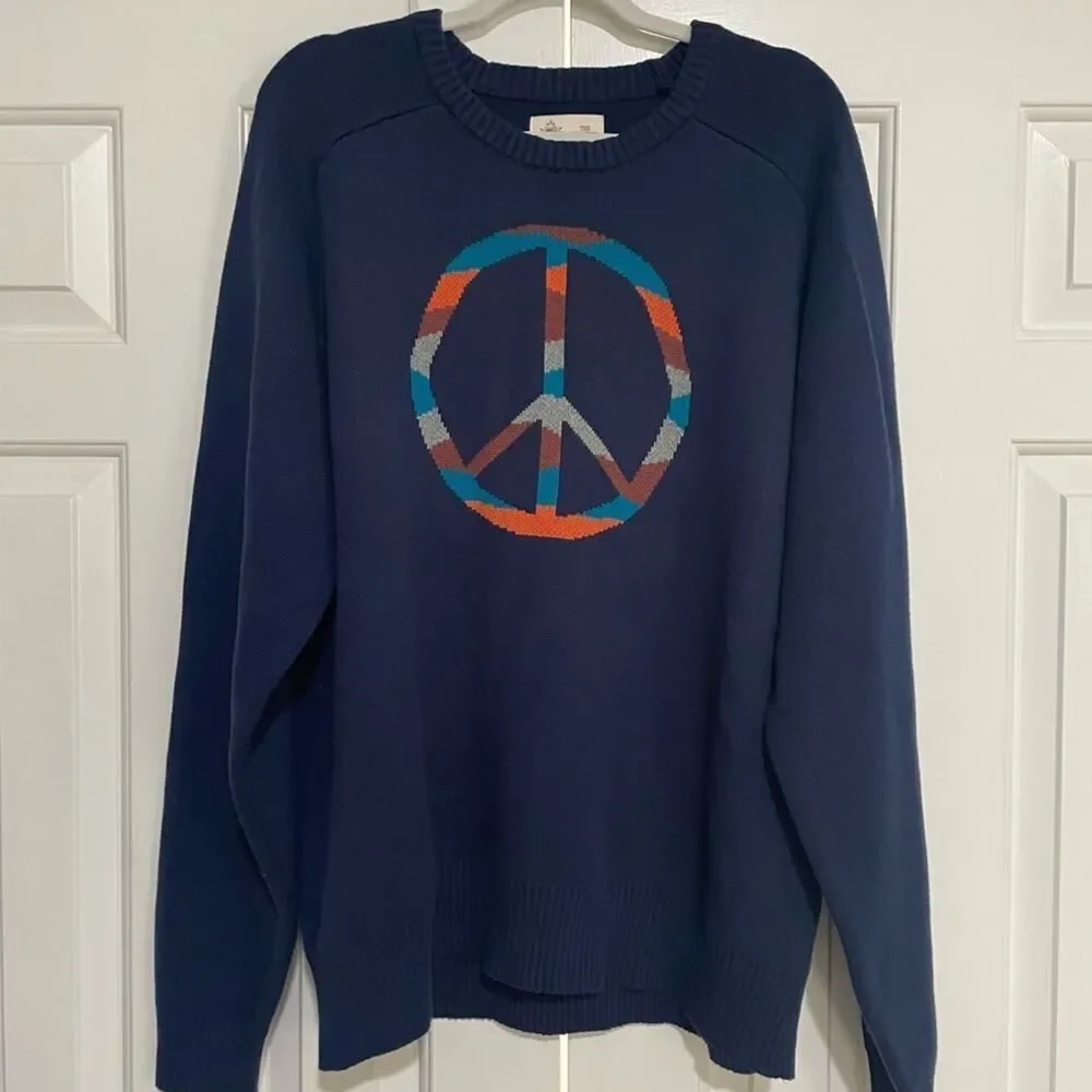 Territory Ahead Iconic‎ Peace Symbol Sweater, size XL - Picture 4 of 5